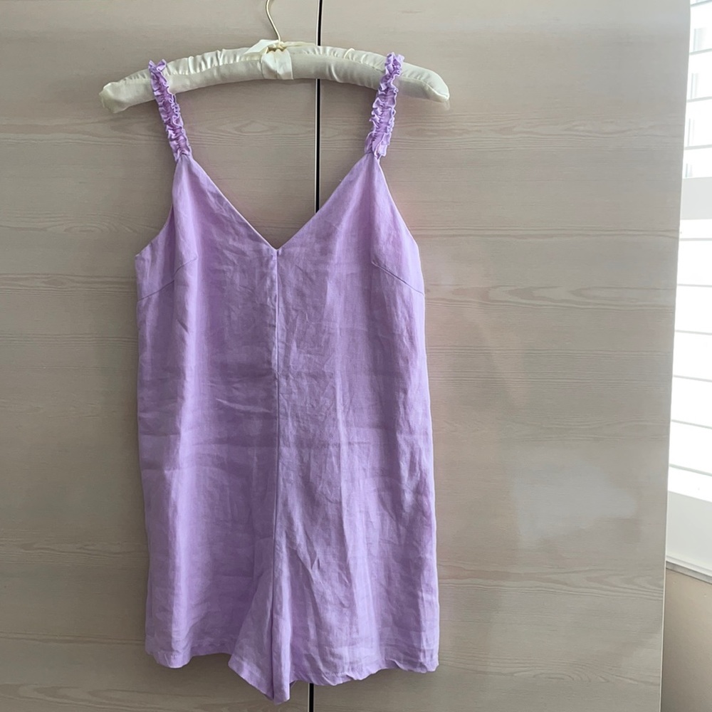 Seek the Label LF stores purple lined romper